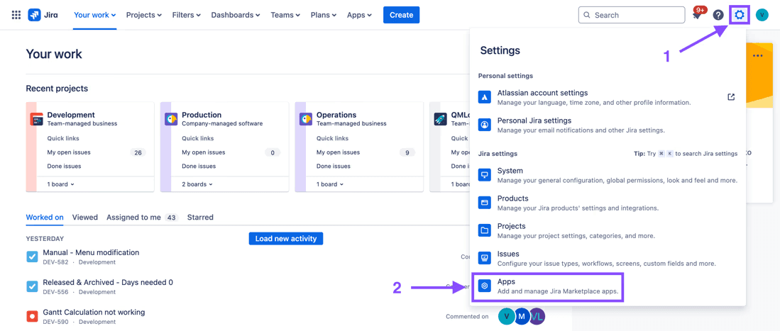 Jira screenshot