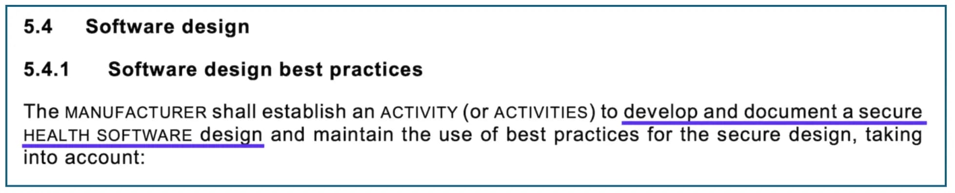 IEC 81001-5-1: Software-Design 2
