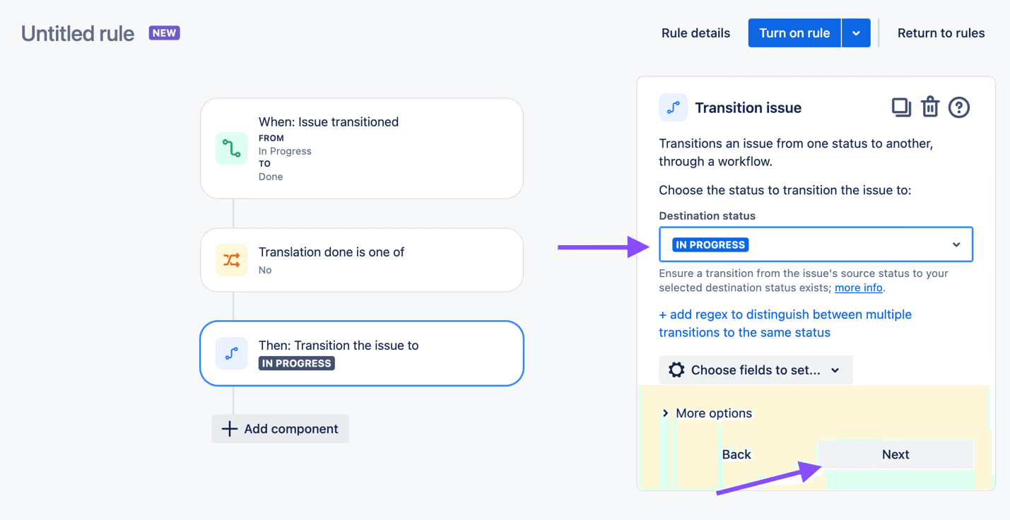 transition issue